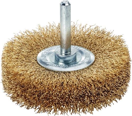 LESSMANN Rundbürste D.80mm Drahtstärke 0,2mm MS 12mm 15000min-¹