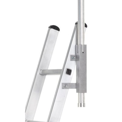 ZARGES - Ausstiegsholm Anb. schräg links L 1.100mm ALU Leiter einteilig, einschiebbar