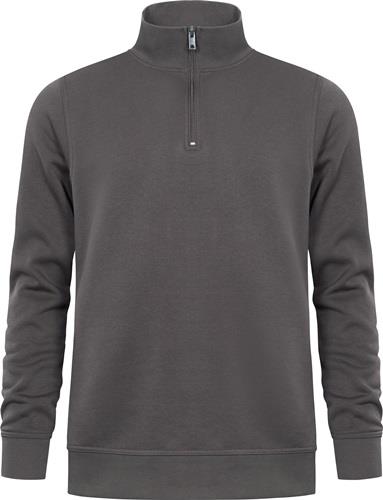 PROMODORO Sweatshirt Troyer Side Pocket Gr.M charcoal PROMODORO