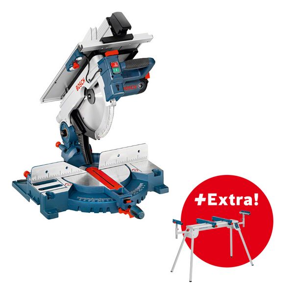 BOSCH Kombinationssäge GTM 12 JL mit Arbeitstisch GTA 2600 in Karton