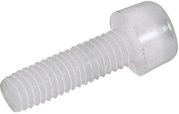 TOOLCRAFT 830280 Zylinderschrauben M3 15 mm Innensechskant DIN 912 Kunststoff, Polyamid 10 St.