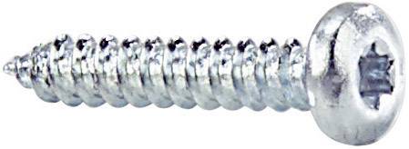 839576 Blechschrauben 2.9 mm 6.5 mm T-Profil DIN 7981 Stahl verzinkt 100 St.