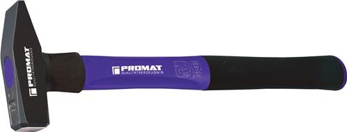 PROMAT Schlosserhammer 1000g Stiel-L.360mm 3-Komponentenstiel m.Stahlschutzhülse PROMAT