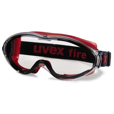 uvex - Vollsichtbrille ultrasonic fbl supravision excellence red/schw red.Vent