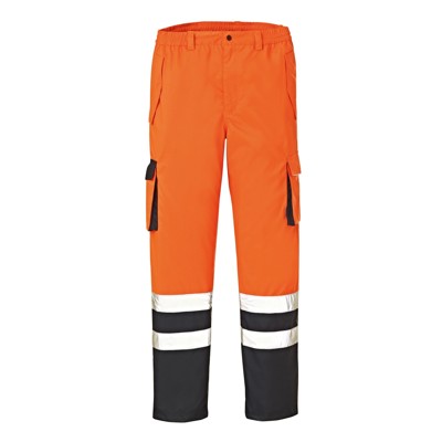 4Protect® - Warnschutzhose BALTIMORE 3491, warnorange/marineblau, Größe 3XL