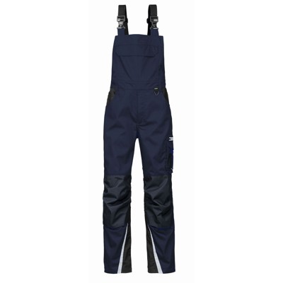 4Protect® - Latzhose IOWA, navy/grau, Größe 50