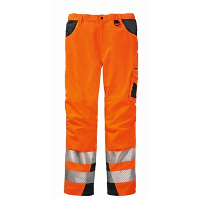 4Protect® - Warnschutz-Bundhose TENNESSEE, warnorange/grau, Größe 42