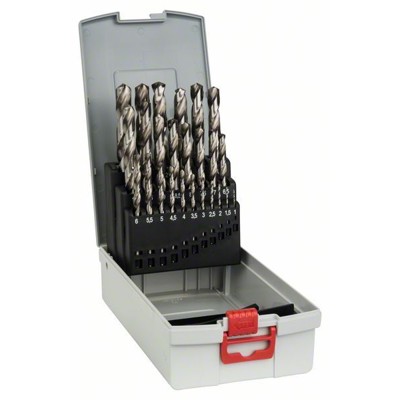 Bosch - Metallbohrer-Set DIN 338 HSS-G 135° in ProBox 25-teilig ø1-13mm (2608587017)