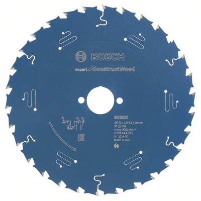 Bosch - HW Kreissägeblatt Expert for Construct Wood ø210x30x2,0 30T (2608644141)