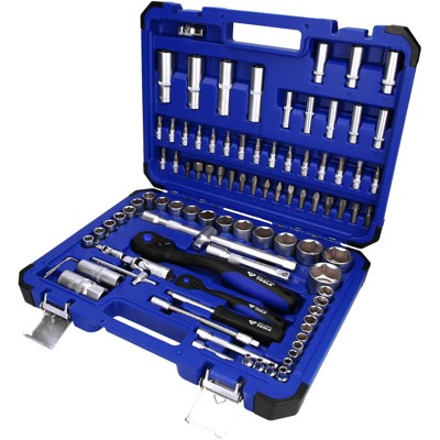 Brilliant Tools - Steckschlüssel-Satz, 94-teilig, 1/4" + 1/2"