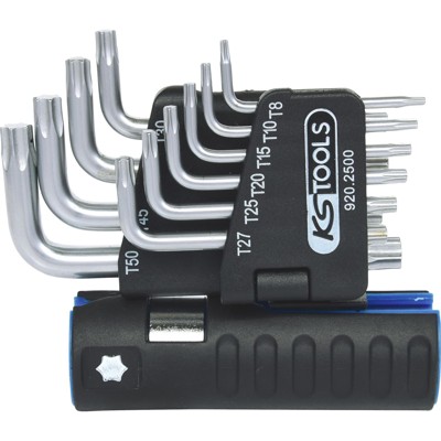 KSTOOLS® - 3 in 1 Torx-Winkelstiftschlüssel-Satz, 10-teilig kurz