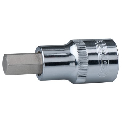 KSTOOLS® - 1/2" CHROMEplus Bit-Stecknuss Innensechskant, kurz, 10mm