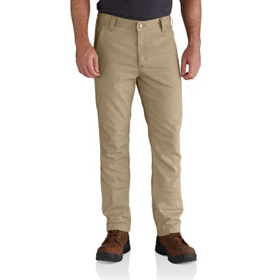 carhartt® - Herren Stretch-Arbeitshose RIGBY STRAIGHT FIT PANT, dark khaki, Größe W31/L32