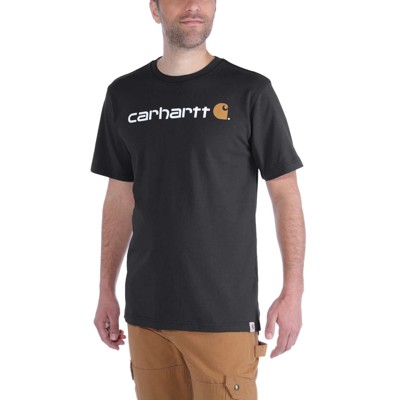 carhartt® - Herren T-Shirt CORE LOGO T-SHIRT S/S, schwarz, Größe S