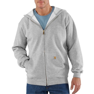 carhartt® - Herren Kapuzensweater ZIP HOODED SWEATSHIRT, heather grey, Größe L