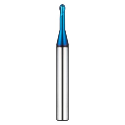 COGO Tools - VHM Kugelfräser Helix 30° TISIN Beschichtung R1,0 X 2mm 2BRB020060S04