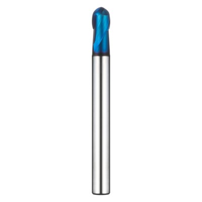 COGO Tools - VHM Kugelfräser kurz Helix 30° TISIN Beschichtung R0,45 X 0,9mm 2BSB009009S04