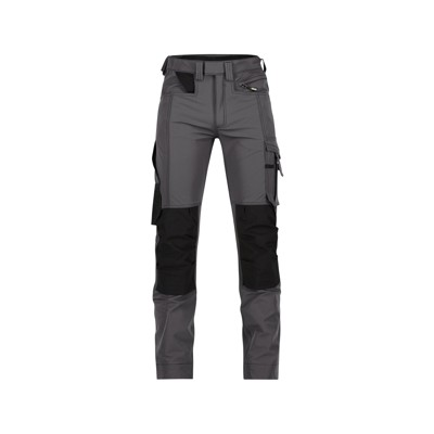 Dassy® - Impax Stretch-Arbeitshose mit Kniepolstertaschen, Größe 46, ANTHRAZIT/SCHWARZ