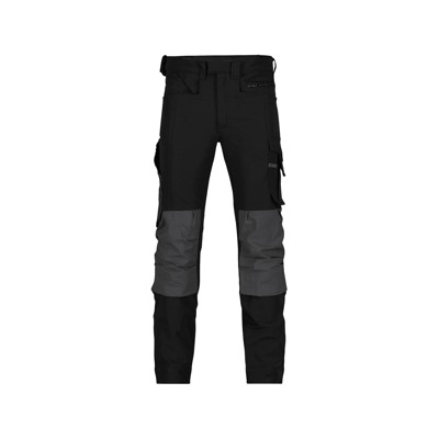 Dassy® - Impax Stretch-Arbeitshose mit Kniepolstertaschen, Größe 56, SCHWARZ/ANTHRAZIT