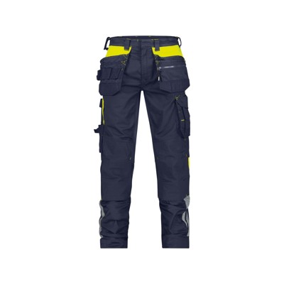 Dassy® - LOGIX - SHANGHAI Arbeitshose, nachtblau/warngelb, Größe 48