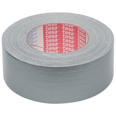 tesa® - Gewebeklebeband, 50 m x 48mm, silbergrau