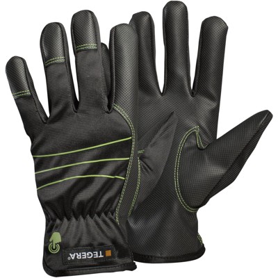 TEGERA® - Montagehandschuhe TEGERA 520, Kat. II, grün/schwarz, Gr. 10