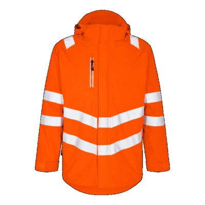 Engel - Safety Shellparka 1145-930, Warnorange, Größe 2XL