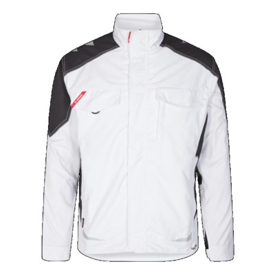 Engel - Galaxy Arbeitsjacke 1810-254, Weiß/Anthrazitgrau, Größe 5XL