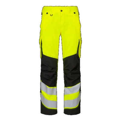 Engel - Safety Light Damenhose 2543-319, Warngelb/Schwarz, Größe 48