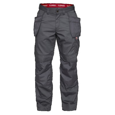 Engel - Combat Handwerkerhose mit Holstertaschen 2761-630, Grau, Größe 52