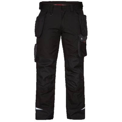 Engel - Galaxy Arbeitshose mit Holstertaschen 2811-254, Schwarz/Anthrazitgrau, Größe 50