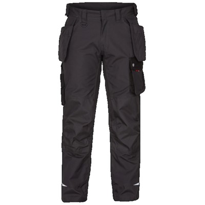 Engel - Galaxy Arbeitshose mit Holstertaschen 2811-254, Anthrazitgrau/Schwarz, Größe 68