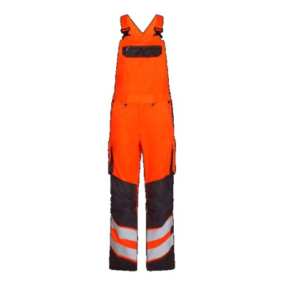 Engel - Safety Light Latzhose 3545-319, Warnorange/Anthrazitgrau, Größe 102