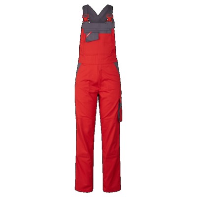 Engel - Enterprise Stretch Latzhose 3680-217, Rot/Grau, Größe 110