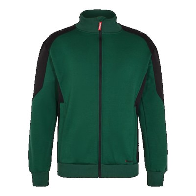 Engel - Galaxy Sweatcardigan mit Kragen 8830-233, Grün/Schwarz, Größe 6XL