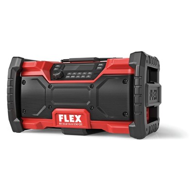 FLEX - Digitales Akku-Baustellenradio 10,8 / 18,0 V RD 10.8/18.0/230