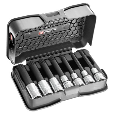 Facom - Steckschlüssel-Set 1/2" XZN lang