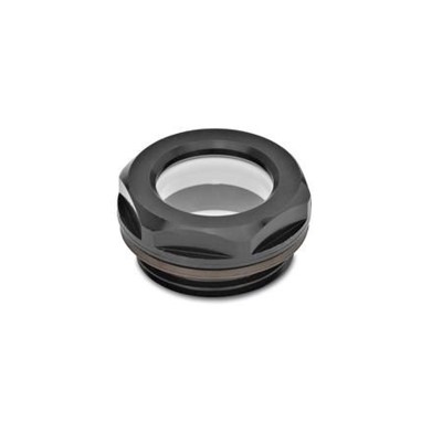 Ganter Norm® - 743.1-14-M20X1,5-BS Ölschaugläser, Aluminium / Sicherheitsglas (ESG)