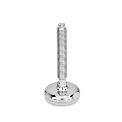 Ganter Norm® - 31-60-M16-150-C4-V Edelstahl-Stellfüße, mit Gummiauflage