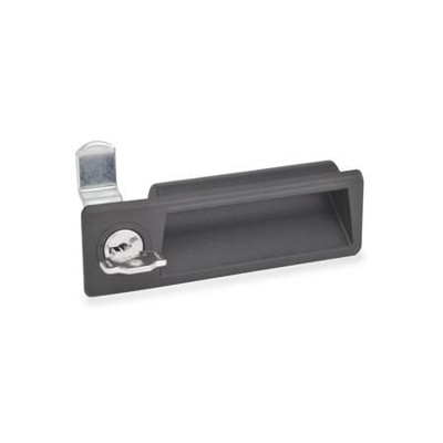 Ganter Norm® - 731.2-SC-2-25-1-SG Verriegelungen mit Griffschale, mit Stahl-Riegel