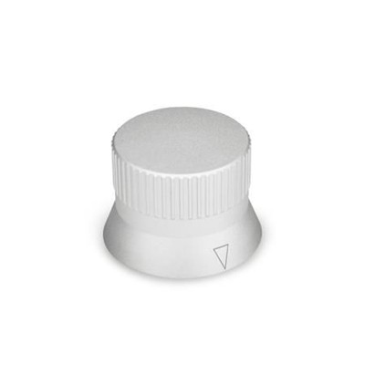 Ganter Norm® - 723.4-42-B8-M Drehknöpfe, Aluminium, naturfarben eloxiert
