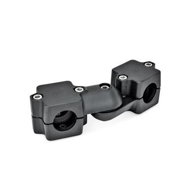 Ganter Norm® - 289-V45-V50-S-2-SW Gelenk-Klemmverbinder, zweiteilige Klemmstücke