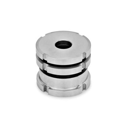 Ganter Norm® - 350.1-32-6,6-AK-NI Edelstahl-Ausgleich-Elemente, niedrige Ausführung