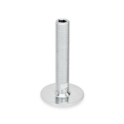 Ganter Norm® - 40-40-M16-125-A0-U Stellfüße, Stahl verzinkt