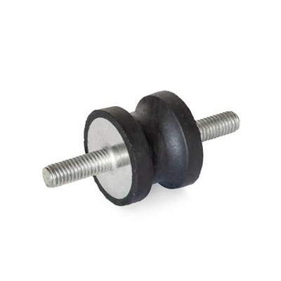 Ganter Norm® - 456-15-15-12-SS-55 Gummipuffer, Edelstahl