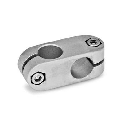 Ganter Norm® - 131-B15-B15-2-SW Kreuz-Klemmverbinder, Aluminium