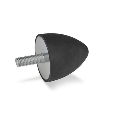 Ganter Norm® - 353-50-68-M10-S-55 Anschlagpuffer, Stahl