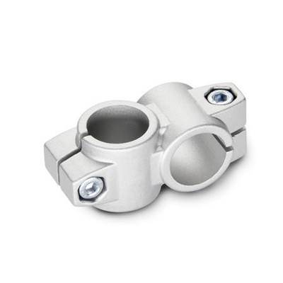 Ganter Norm® - 132-B35-B35-56-2-BL Kreuz-Klemmverbinder, Aluminium