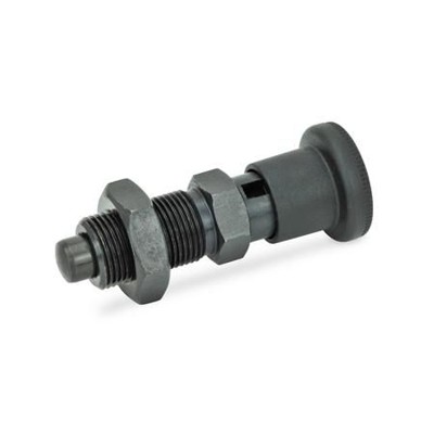 Ganter Norm® - 817-8-8-CK Rastbolzen, Stahl / Kunststoff-Knopf