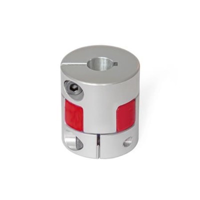 Ganter Norm® - 2240-40-K14-15-AL-RS Elastomer-Klauenkupplungen mit Klemmnabe